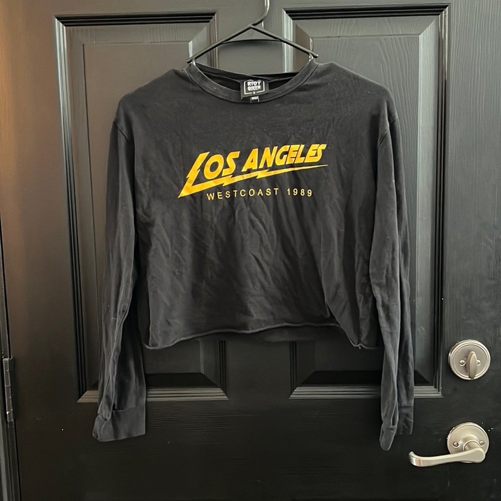 Riot Queen Cropped Long Sleeve